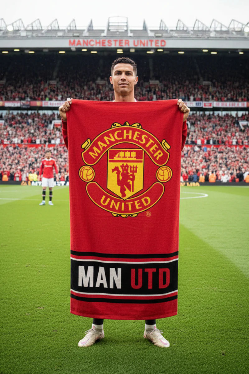 Manchester United Core Towel Red 100% Cotton