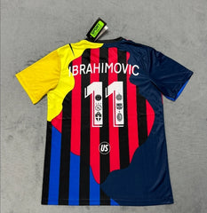 2025-2026 New AC Milan Ibrahimovic commemorative Football Jersey