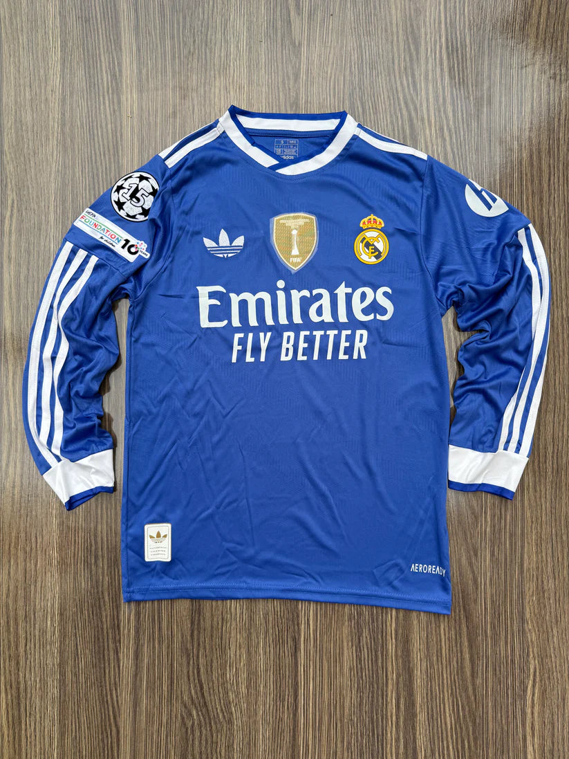 REAL MADRID SECOUND AWAY 2025/26 OFFICIAL PREMIUM QUALITY FULL SLEEVES