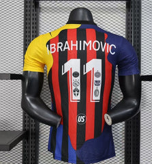 2025-2026 New AC Milan Ibrahimovic commemorative Football Jersey