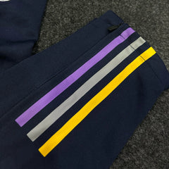 REAL MADRID MULTI COLOUR 3 STRIPES PREMIUM TRACKPANT OFFICIAL 23/24