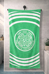 Premium Celtic F.C, Crest Printed Towel – 100% Micro Cotton
