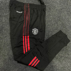 MU OFFICIAL RED AND BLACK 3 STRIPS PREMIUM TRACKPANT