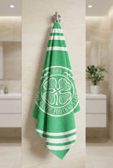 Premium Celtic F.C, Crest Printed Towel – 100% Micro Cotton