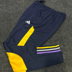 REAL MADRID MULTI COLOUR 3 STRIPES PREMIUM TRACKPANT OFFICIAL 23/24