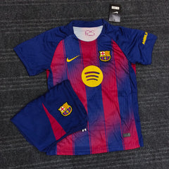 BARCELONA HOME 2025/26 OFFICIAL KIDS KIT