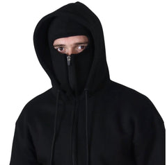 Balaclava Hoodie - Black Daku Mode