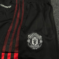 MU OFFICIAL RED AND BLACK 3 STRIPS PREMIUM TRACKPANT