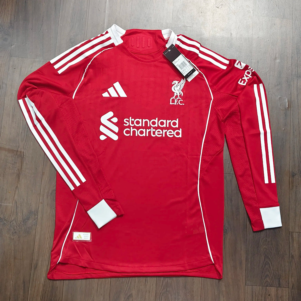 LIVERPOOL HOME 2025/26 CUSTOM OFFICIAL AUTHENTIC ORIGINALS FULL SLEEVES